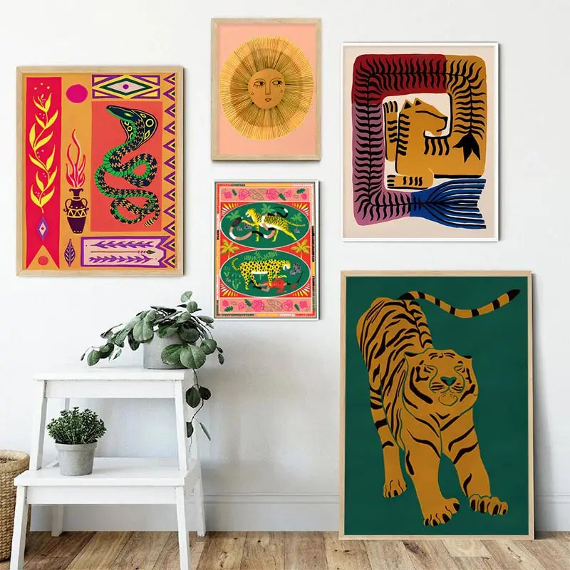 Poster Jungle Abstraite